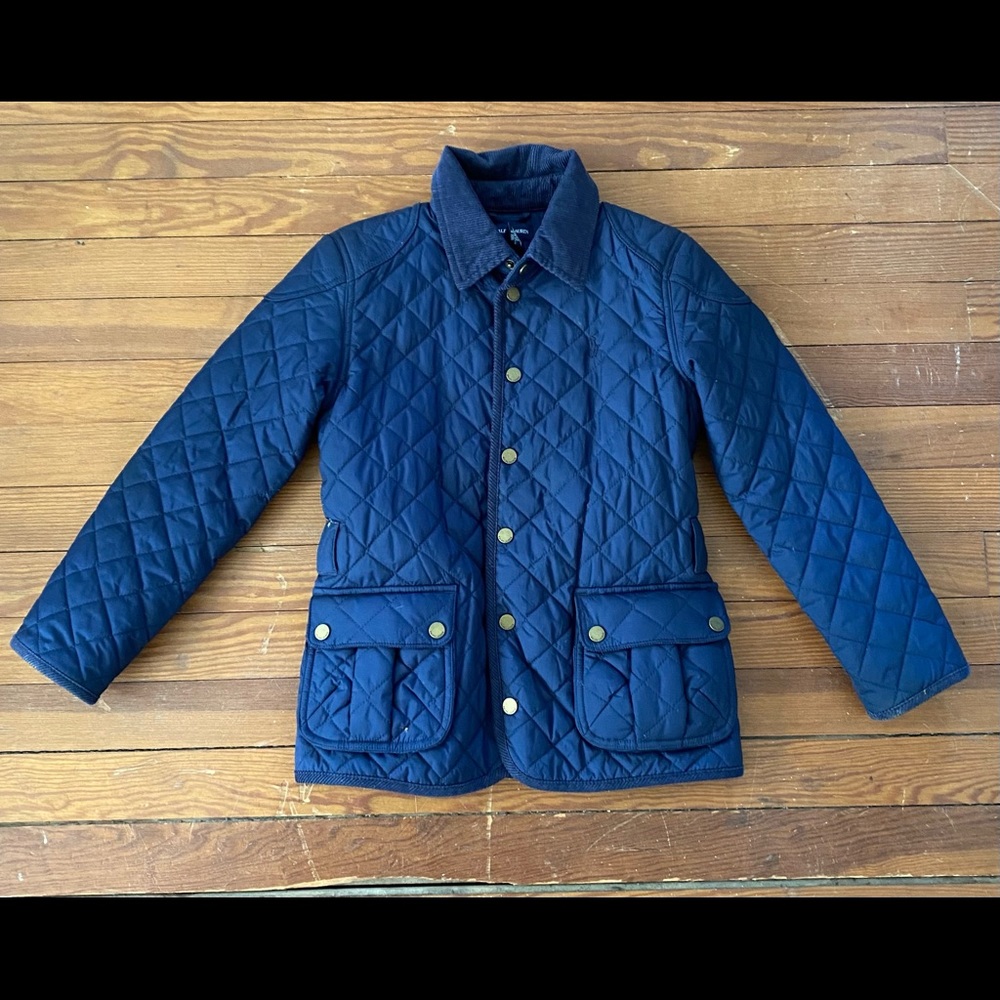 Ralph Lauren Quilted Coat (Girls) Size 8-10.